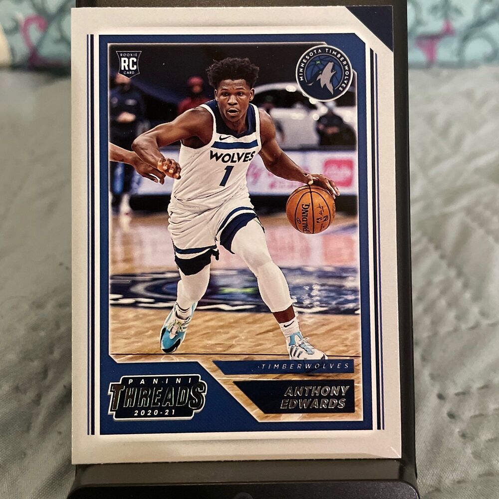 Anthony Edwards Rookie Card Panini Threads